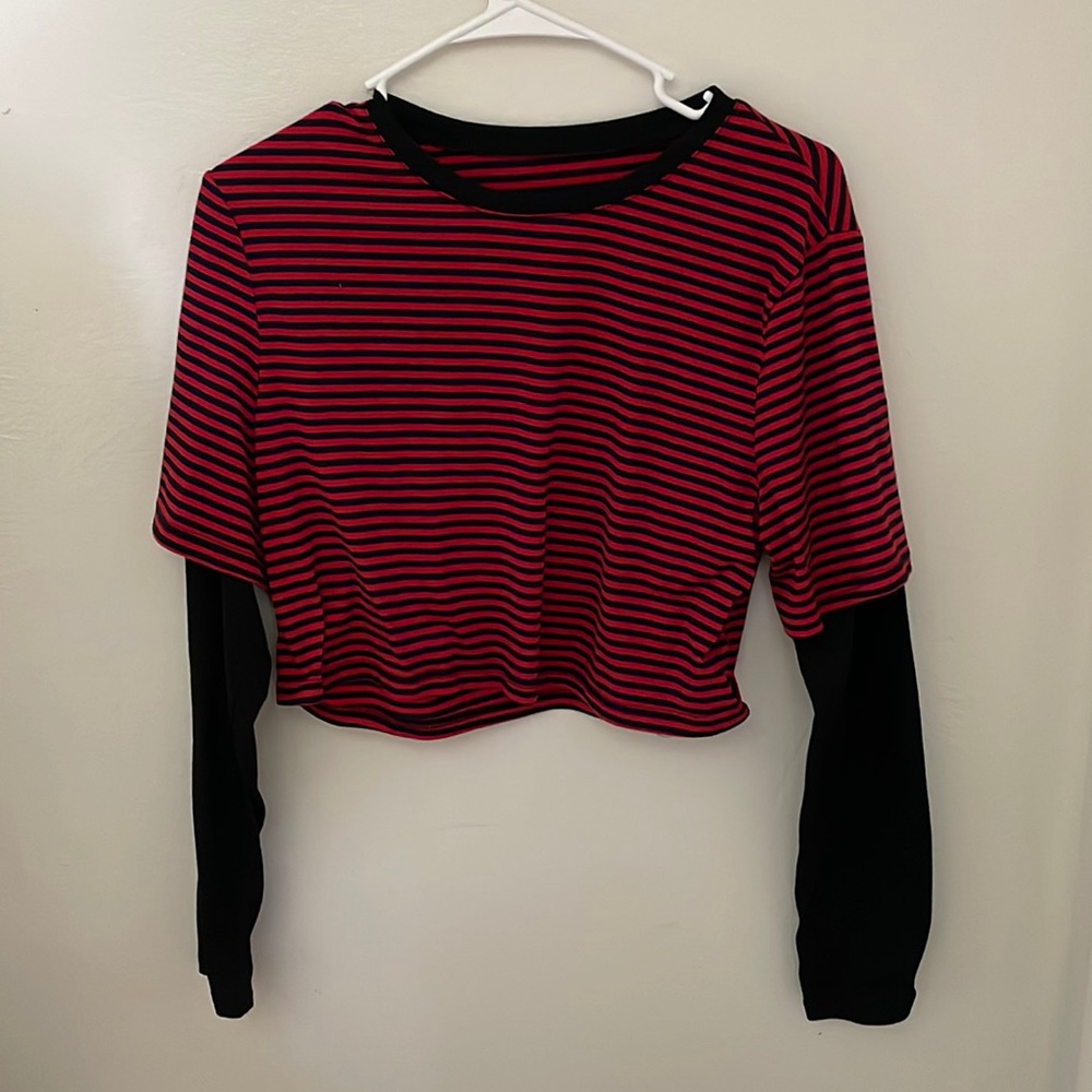Striped Crop Top <3